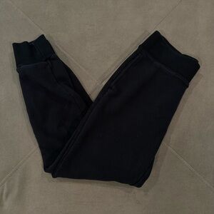 Black TNA by Aritzia Cozy AF fleece jogger sweatpants